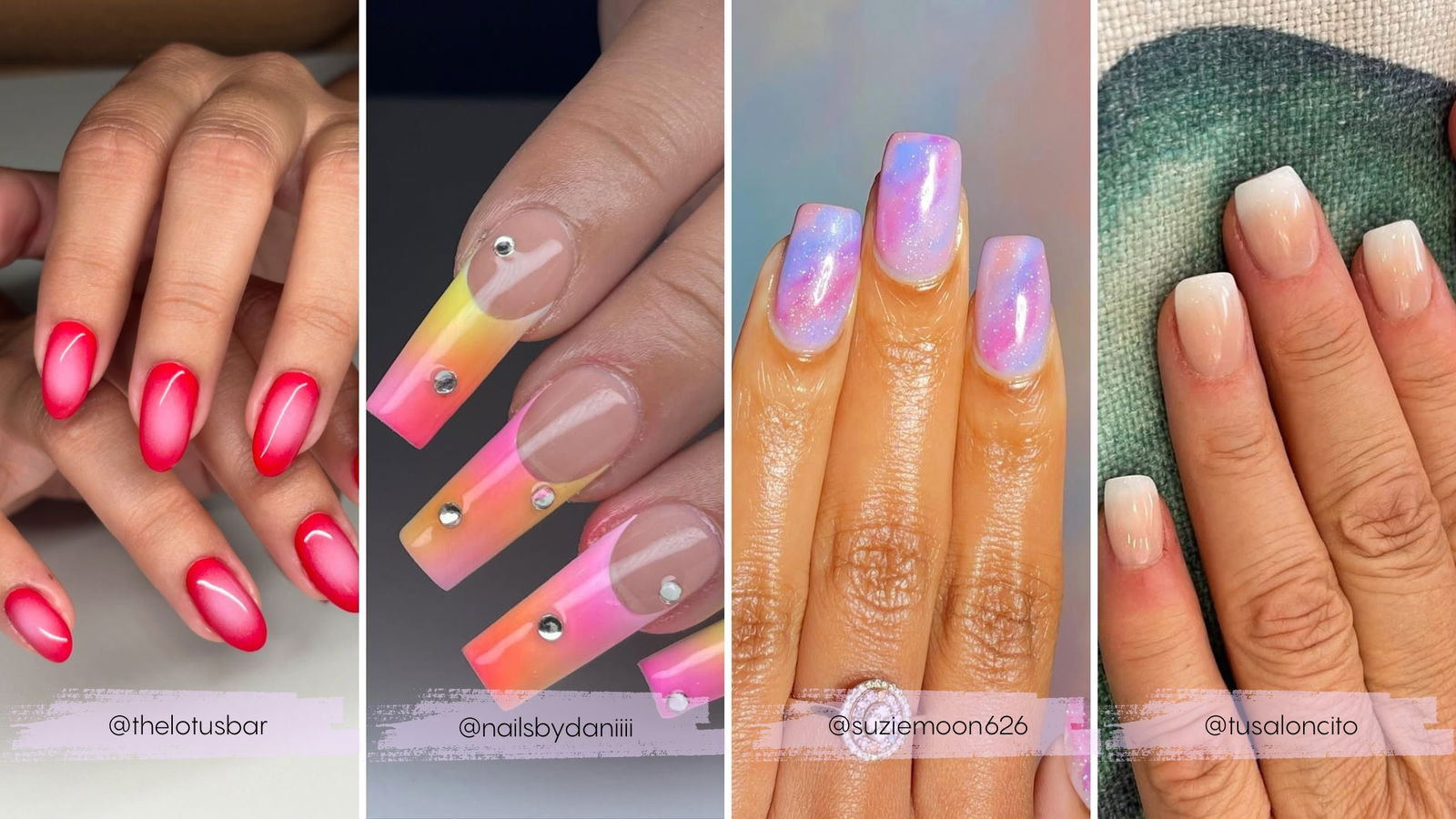 Variaciones Sherbet nails