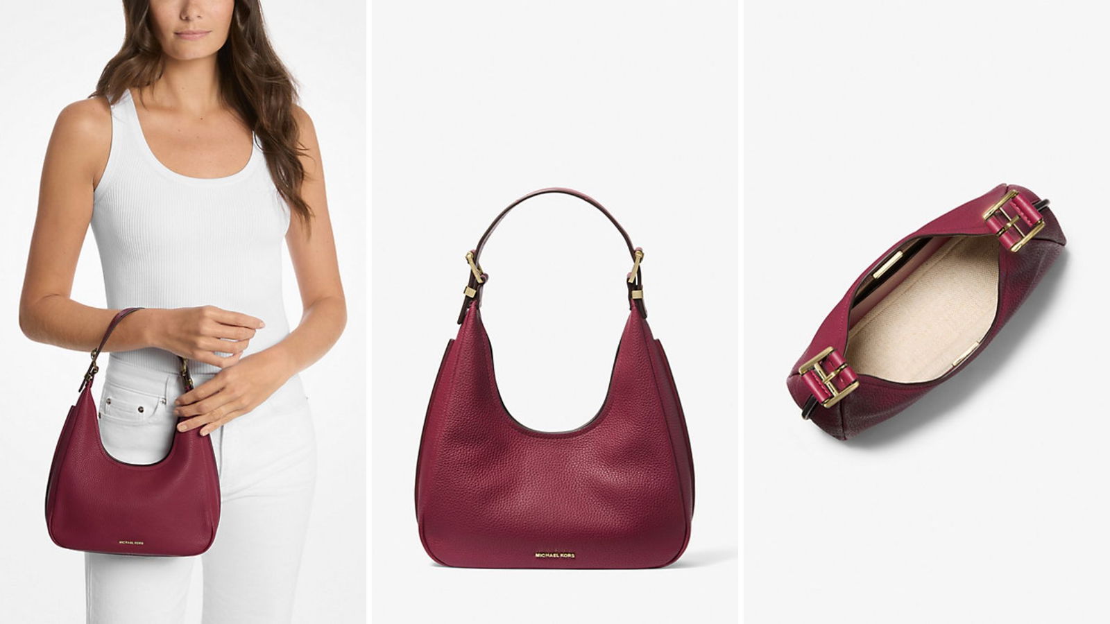 Bolso burdeos Michael Kors