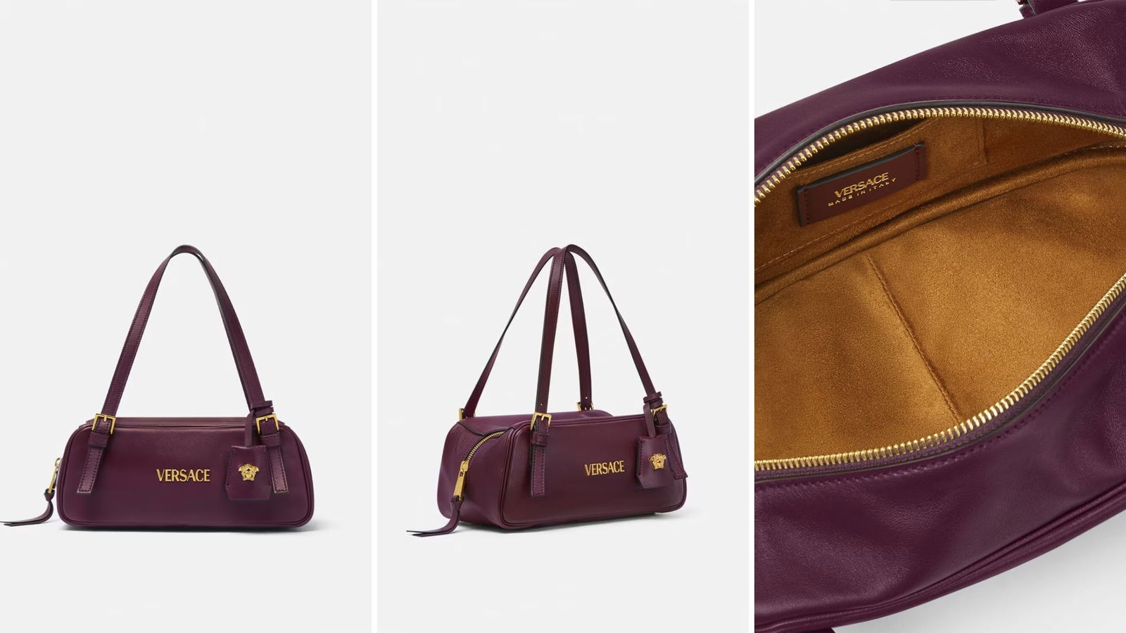 Bolso burdeos Versace