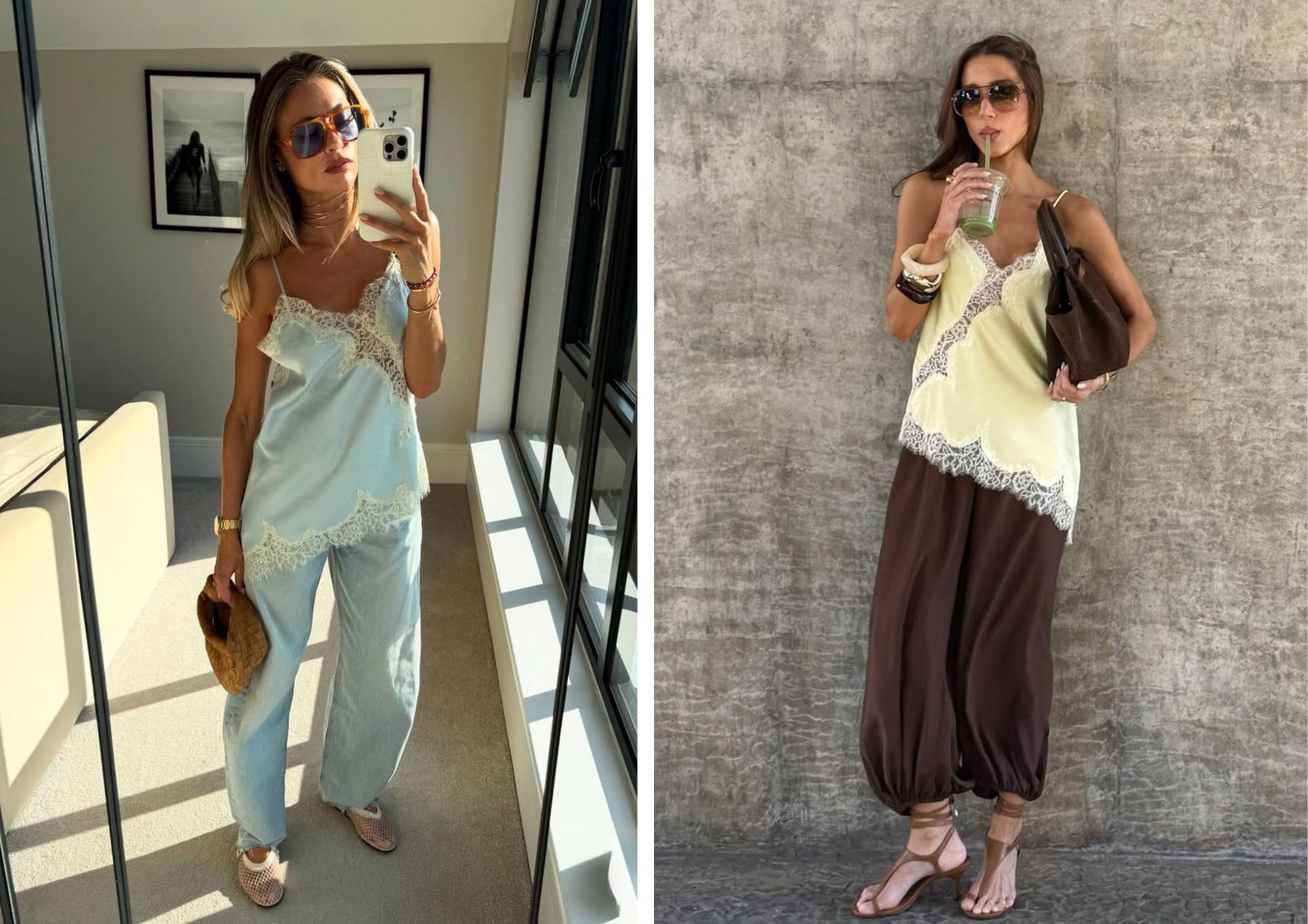 Zara tiene los tops lenceros que más se llevan y triunfan en Instagram