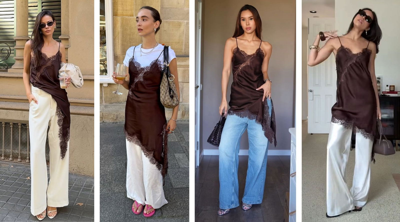 Zara tiene los tops lenceros que más se llevan y triunfan en Instagram