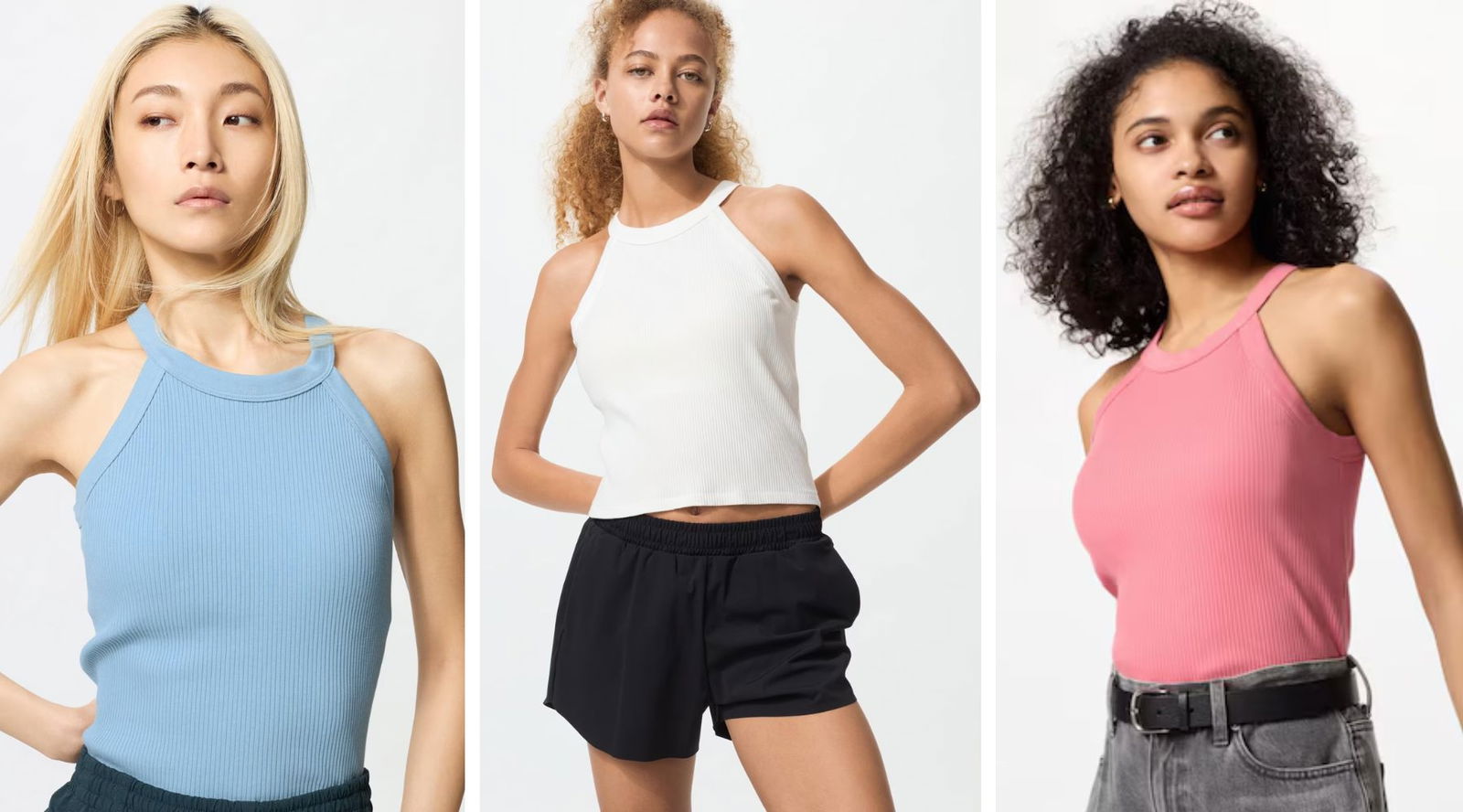 Camisetas de Uniqlo con sujetador integrado: el truco de estilo más práctico del verano