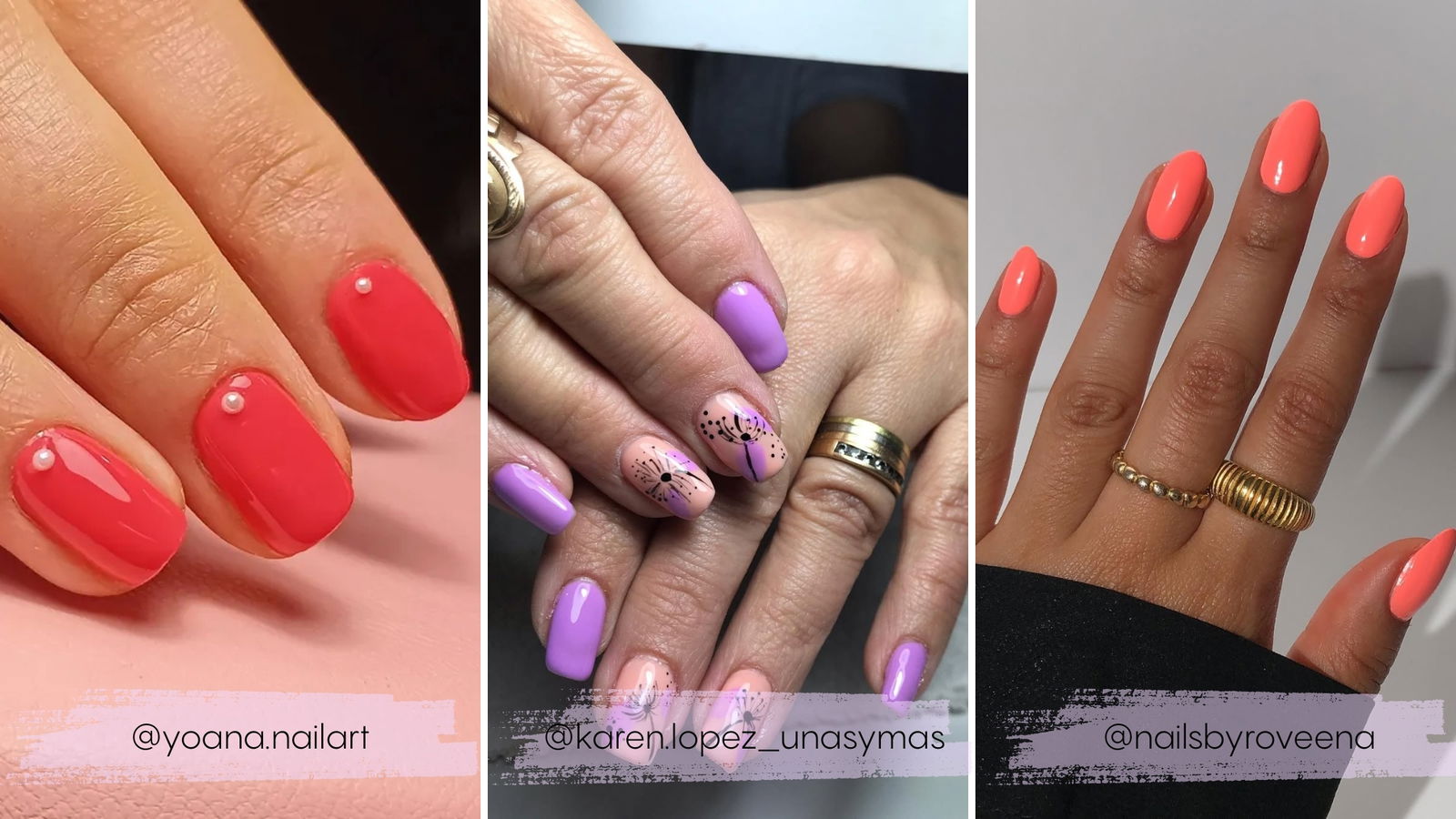 Uñas coral