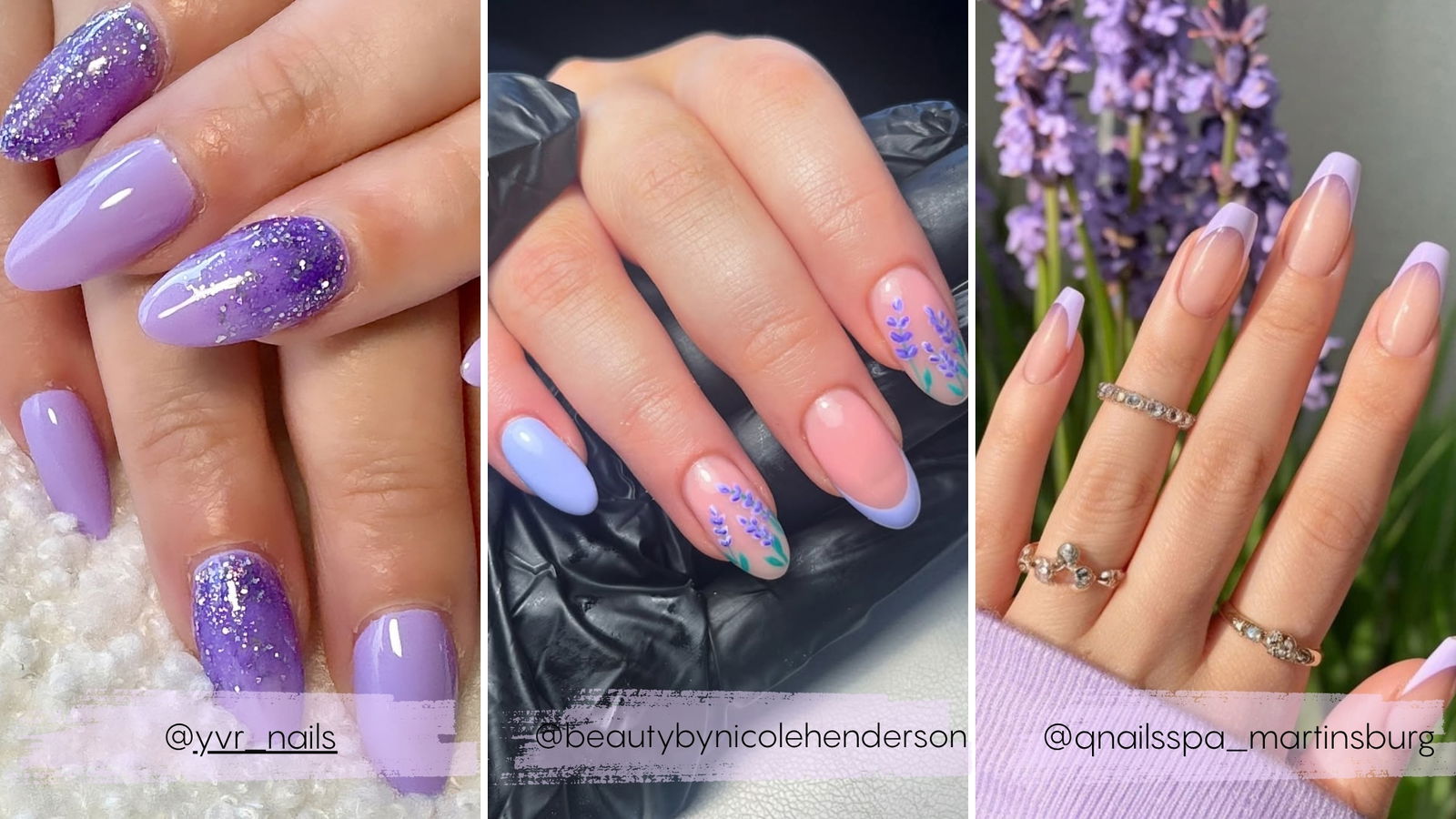 Manicura lavanda