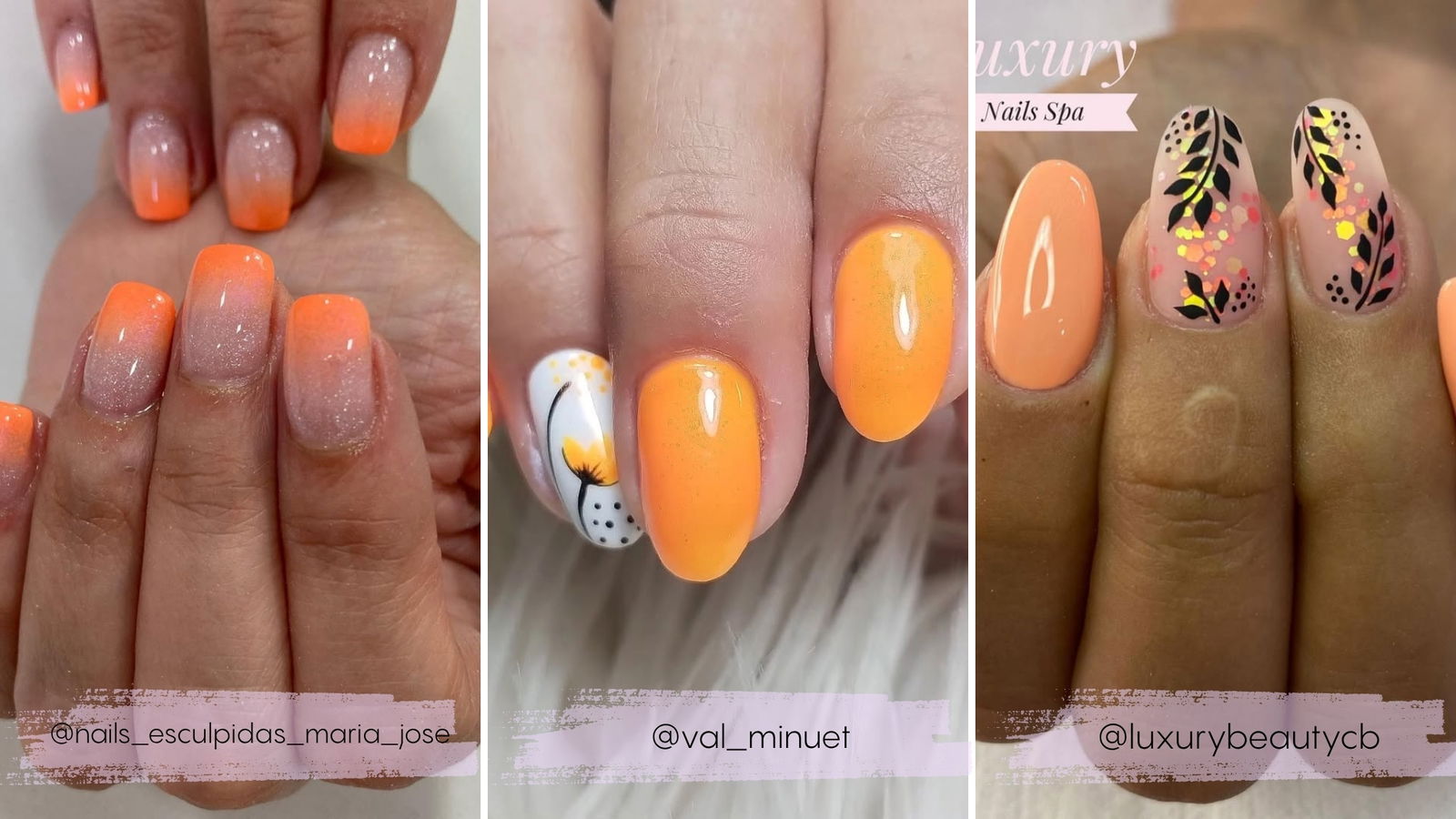 MAnicura naranja