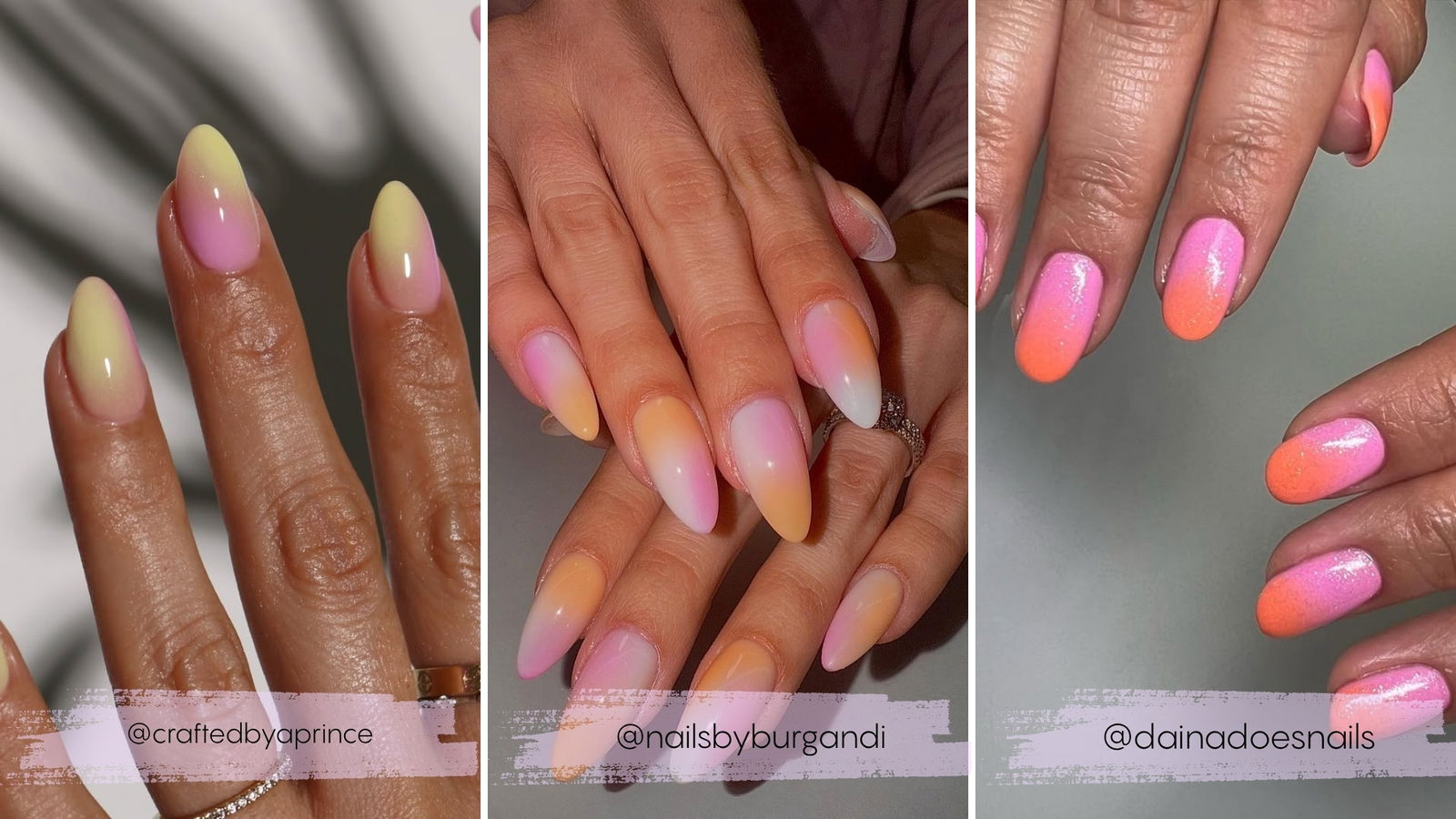 Manicura degradado