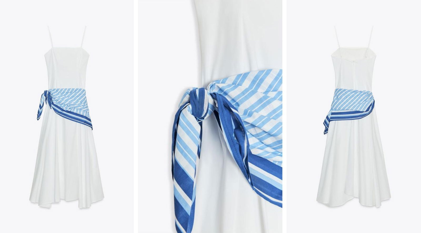 Rocío Osorno estrena el vestido de Zara con pañuelo en la cintura que promete arrasar