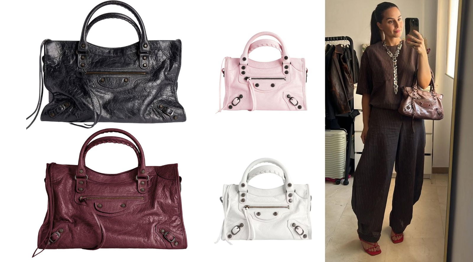 Bershka tiene el clon del mítico bolso Le City de Balenciaga en dos tamaños y varios colores