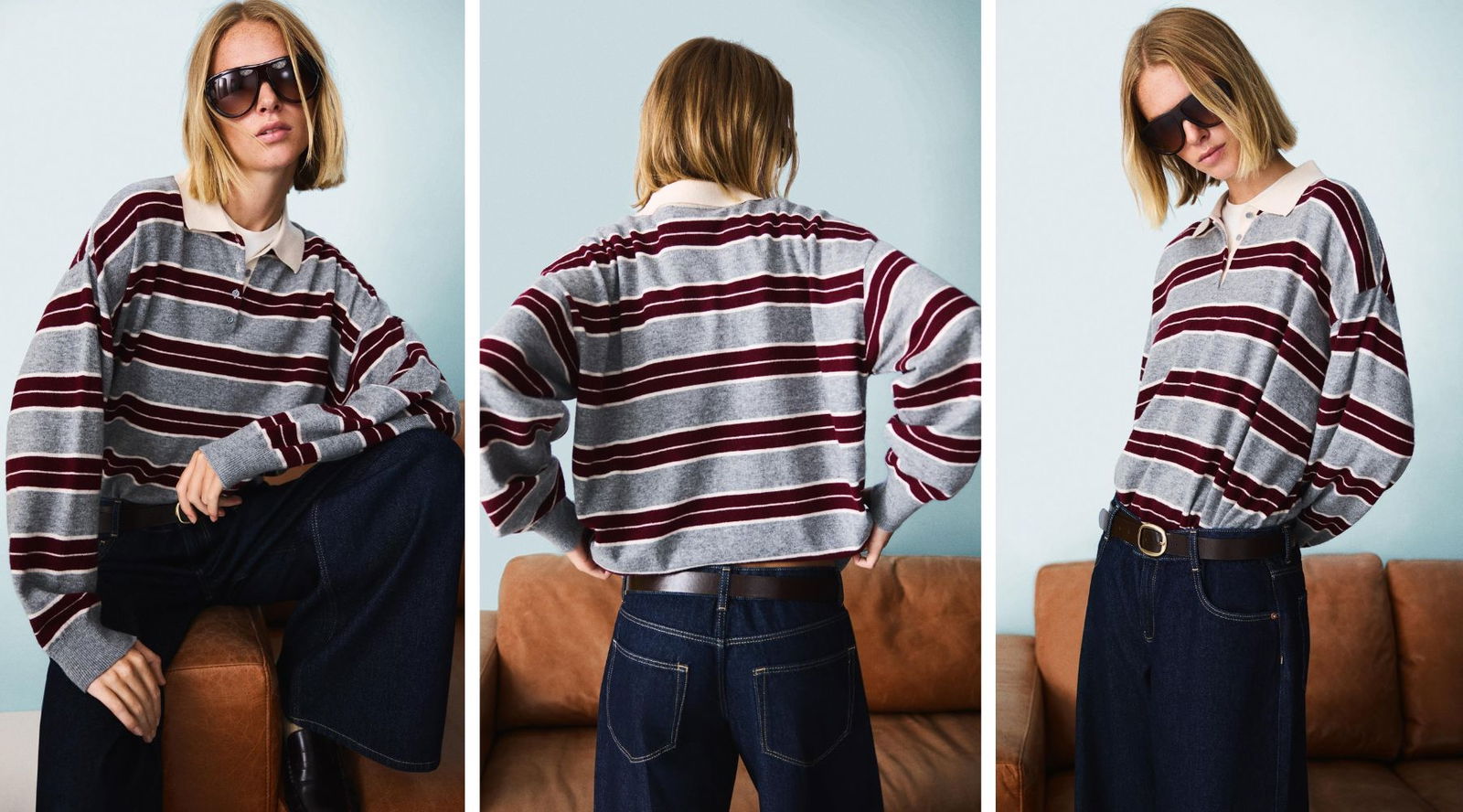 5 polos de rayas de Bershka que resuelven cualquier look otoñal