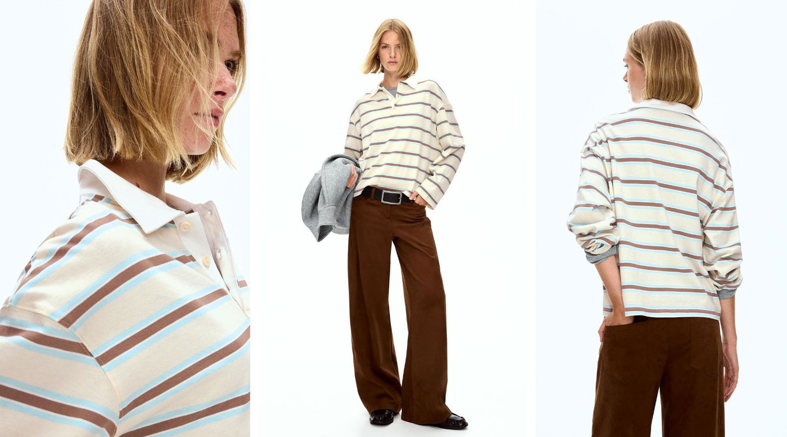 5 polos de rayas de Bershka que resuelven cualquier look otoñal