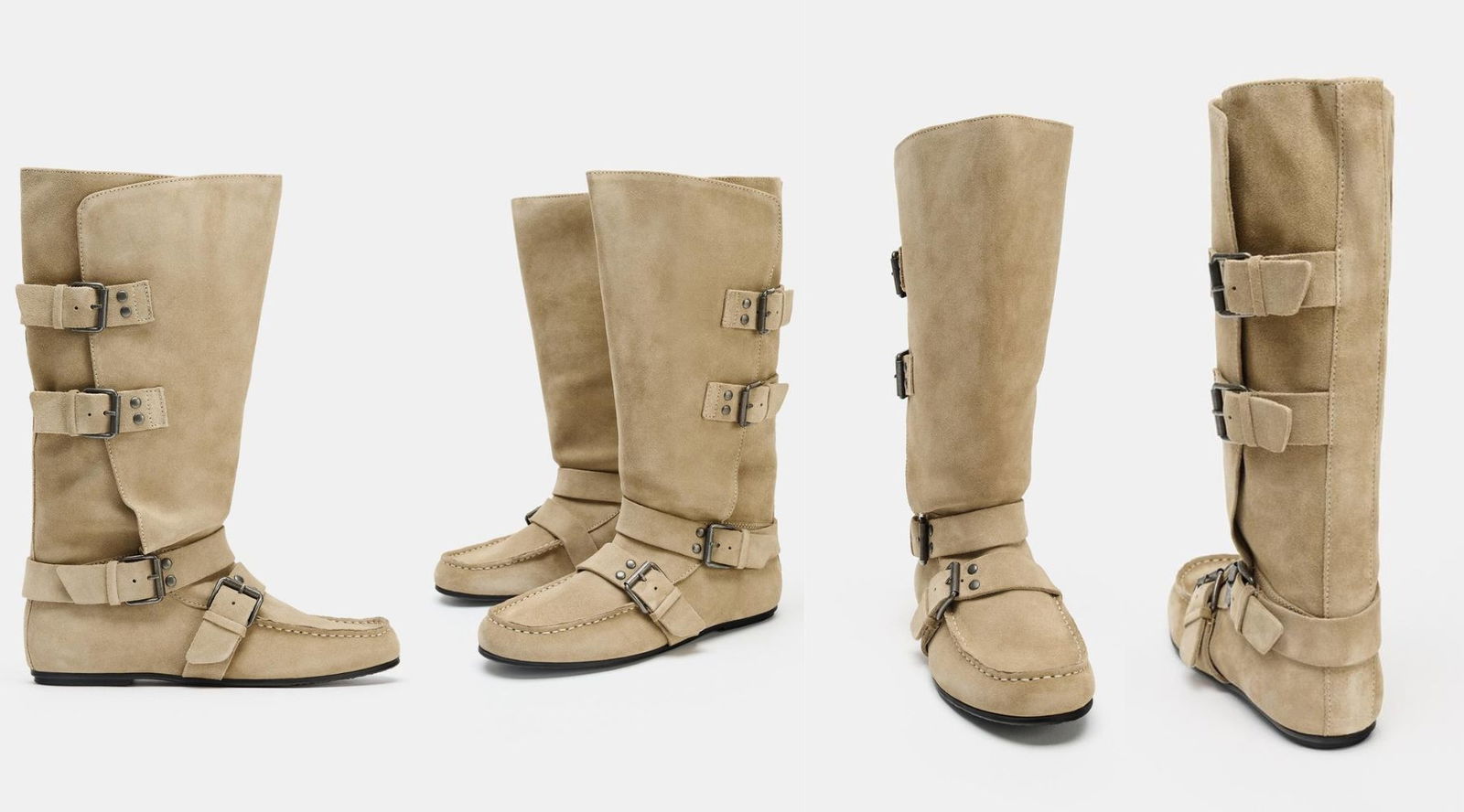 Lucía de Luis estrena las botas de Zara que no vas a parar de llevar con faldas y vestidos esta temporada