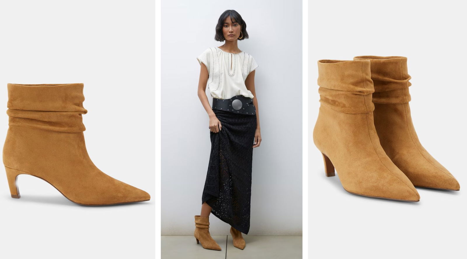 Hemos encontrado los botines perfectos para llevar con pantalones bombachos