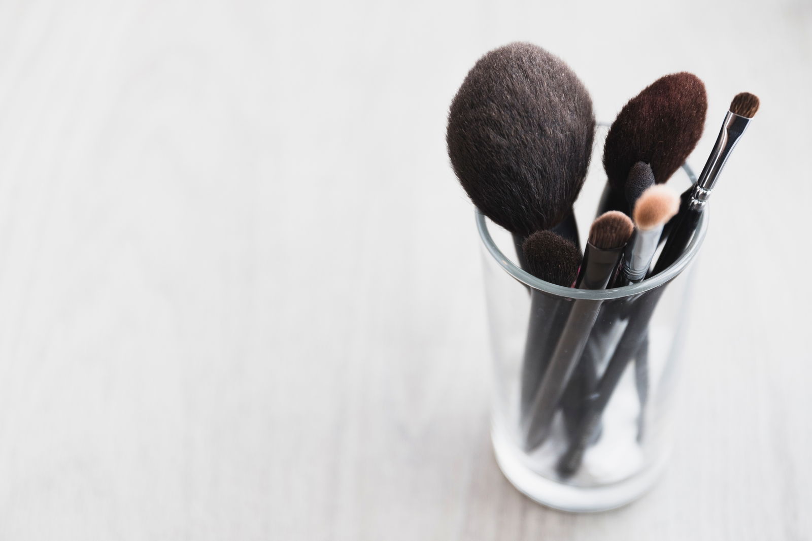 Limpieza brochas de maquillaje