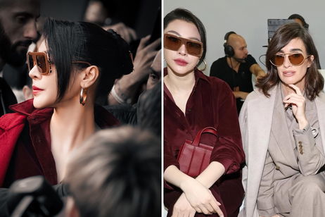 Faye Peraya vuelve a deslumbrar en la Fashion Week de Milán vestida por Max Mara