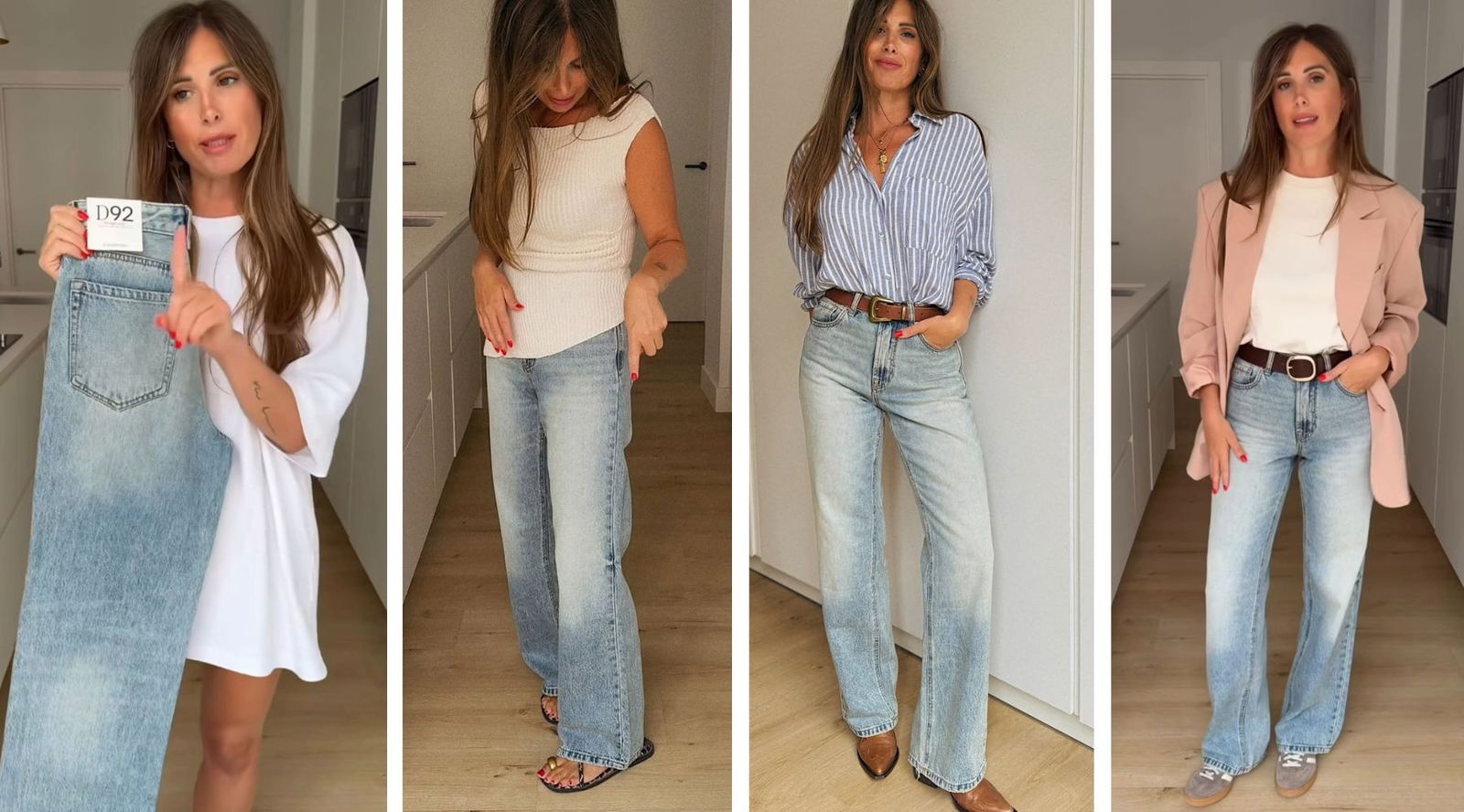 Stradivarius tiene los vaqueros más virales y favorecedores de la temporada