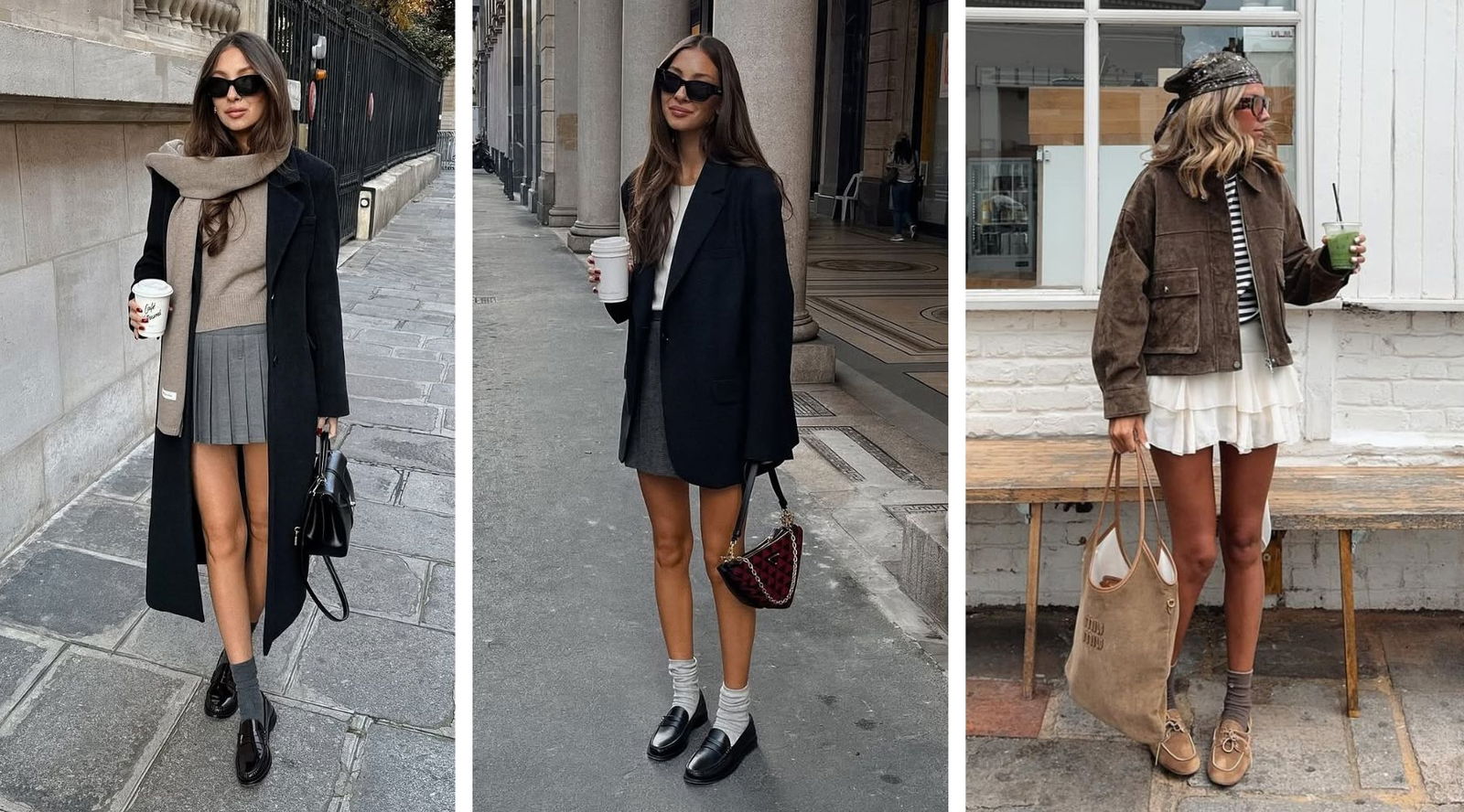 Cómo se llevan los mocasines este otoño: inspiración de street style para llevarlos a diario