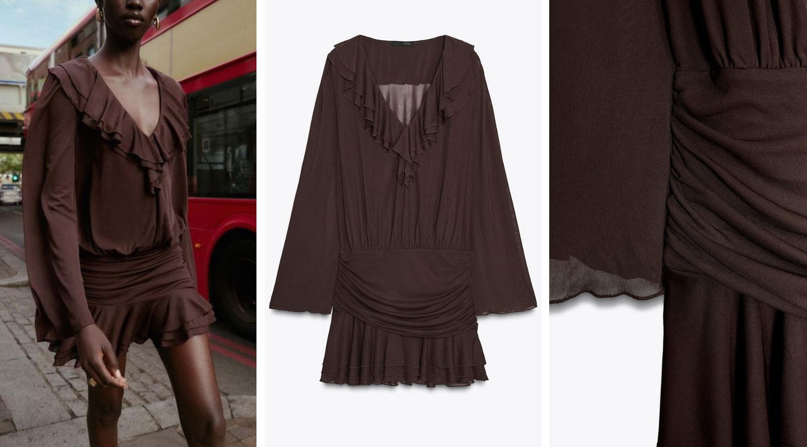 Rocío Osorno encuentra en Zara el vestido boho más favorecedor del otoño