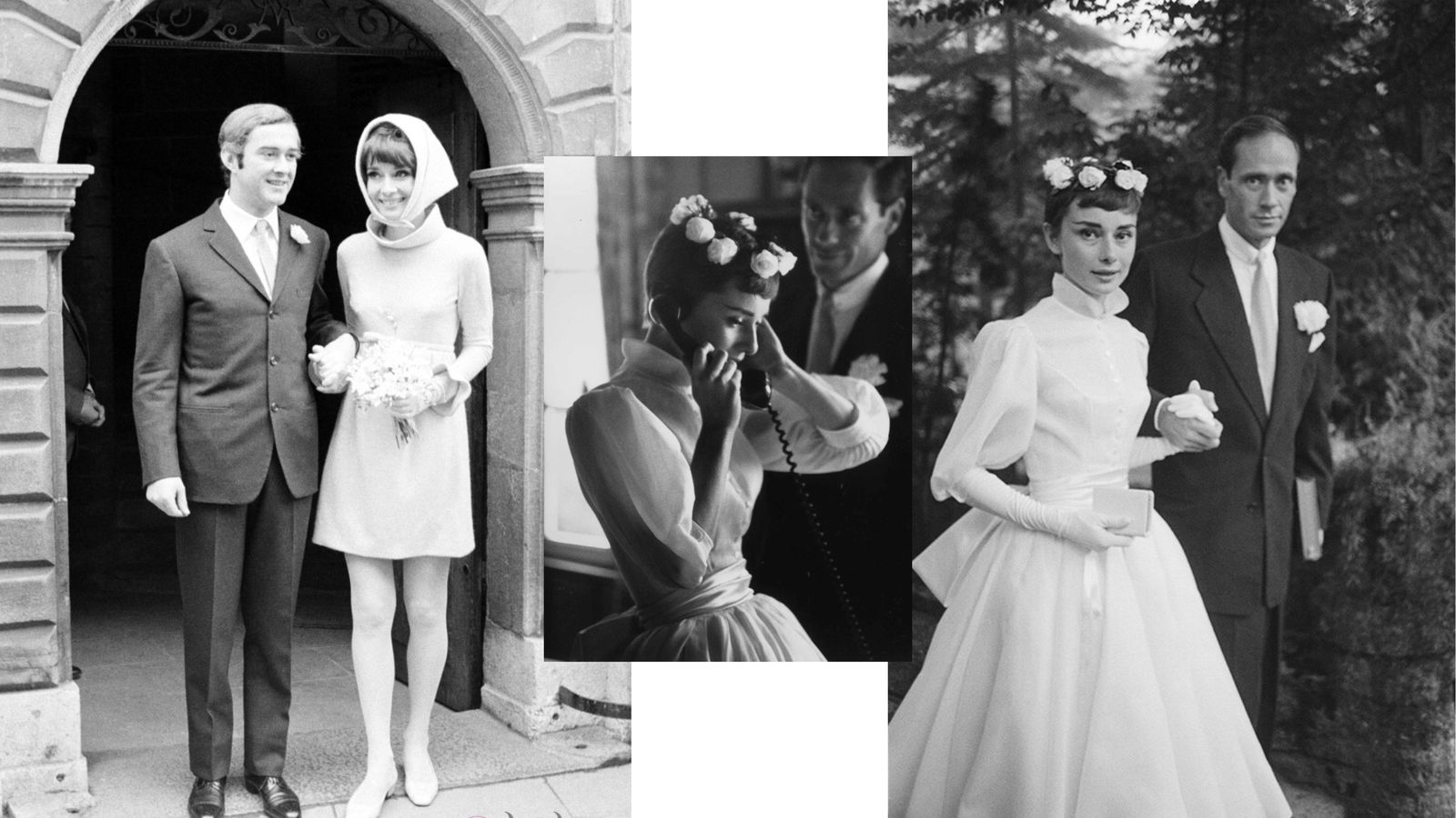 Audrey Hepburn de novia