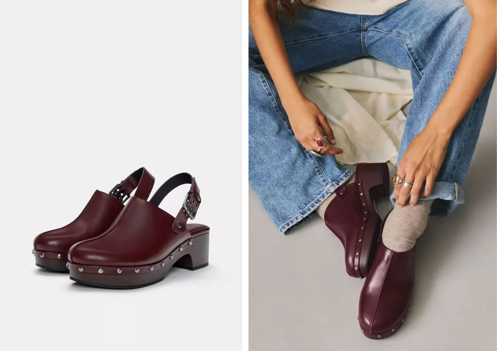 Pull&Bear tiene los zuecos que te vas a poner antes que las botas este entretiempo