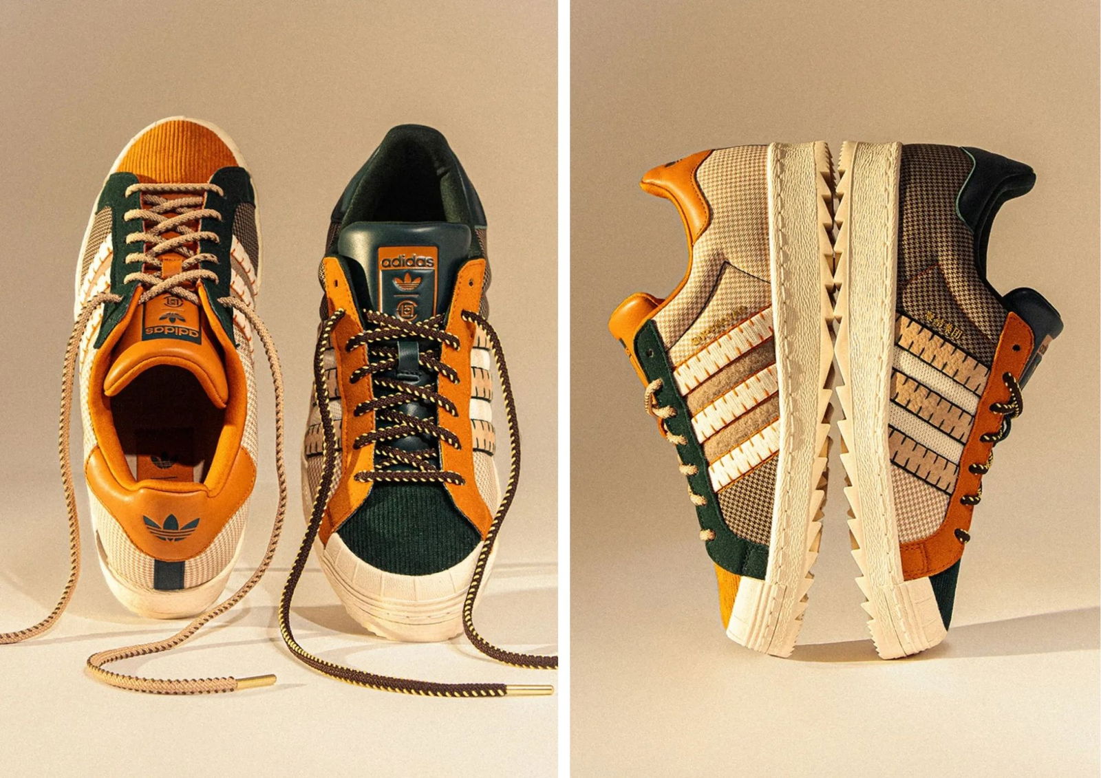 CLOT y adidas reinventan la Superstar con una zapatilla única hecha de retales con historia
