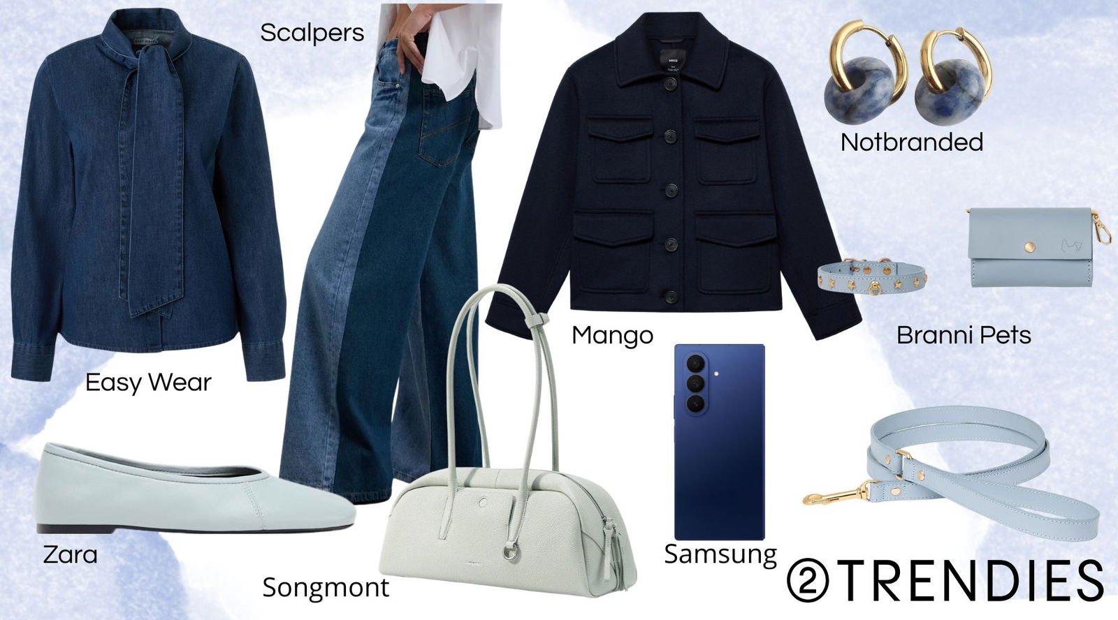 Azul sin límites: 7 looks (y gadgets) que van a convertirlo en tu color favorito esta temporada