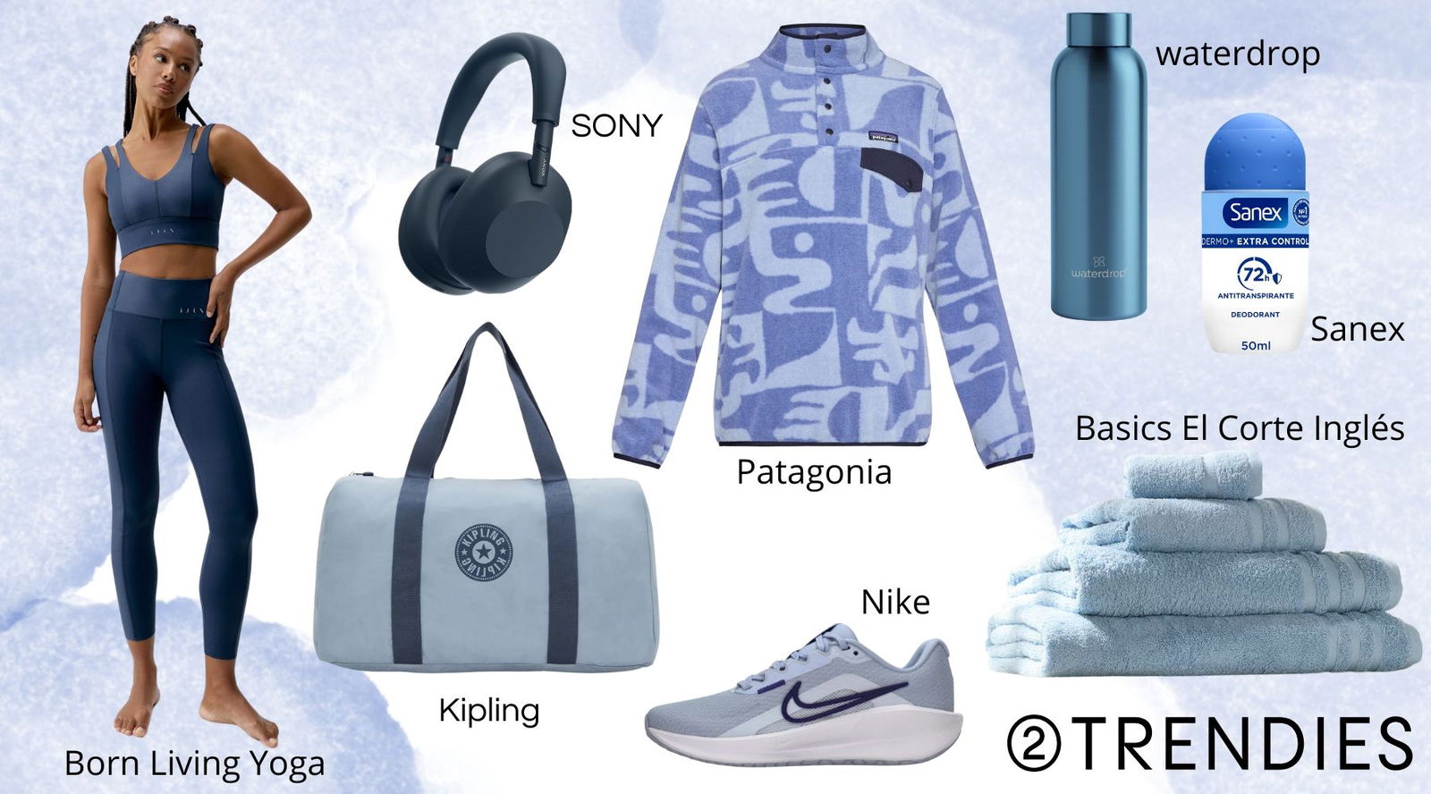 Look deportivo en color azul