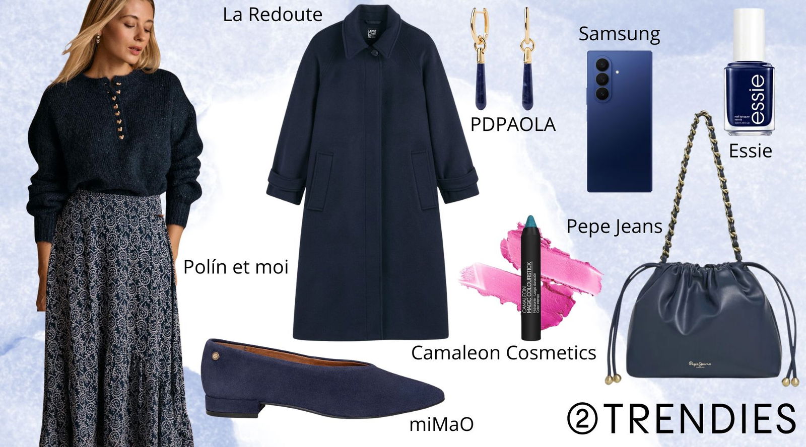 Azul sin límites: 7 looks (y gadgets) que van a convertirlo en tu color favorito esta temporada