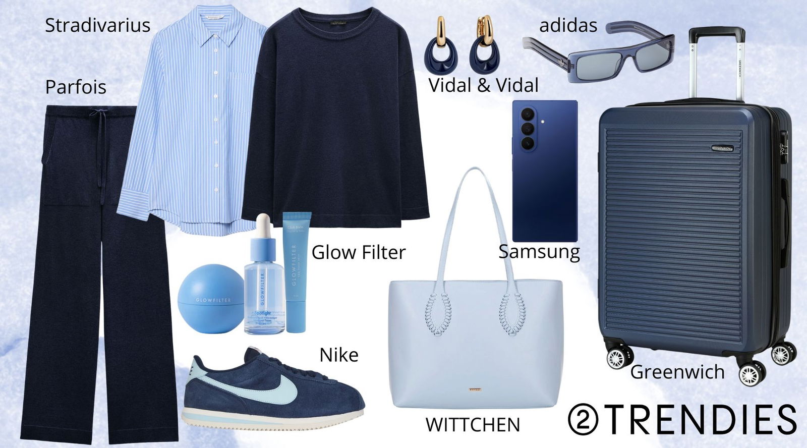 Azul sin límites: 7 looks (y gadgets) que van a convertirlo en tu color favorito esta temporada