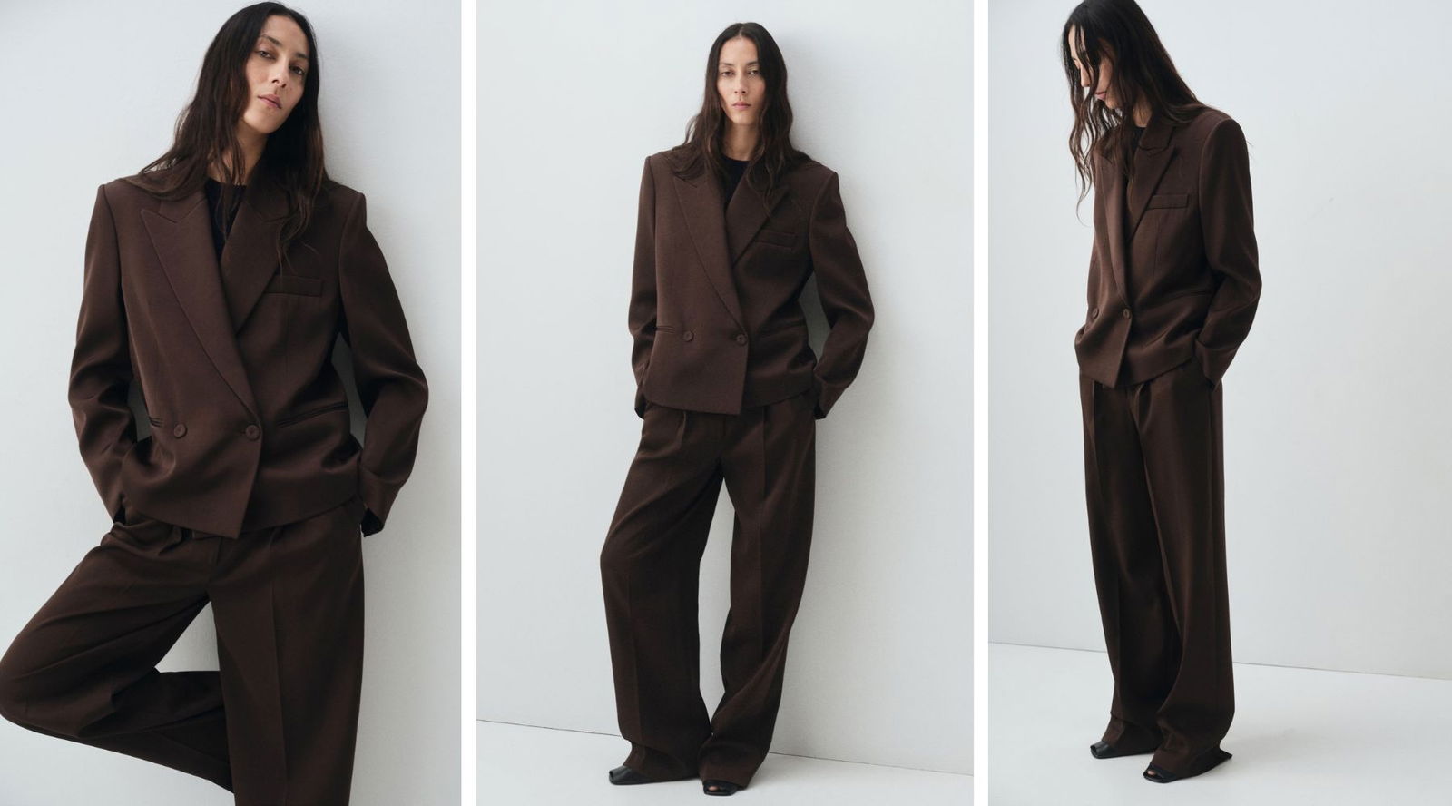 Adiós a la americana negra: la blazer marrón chocolate toma el relevo este otoño