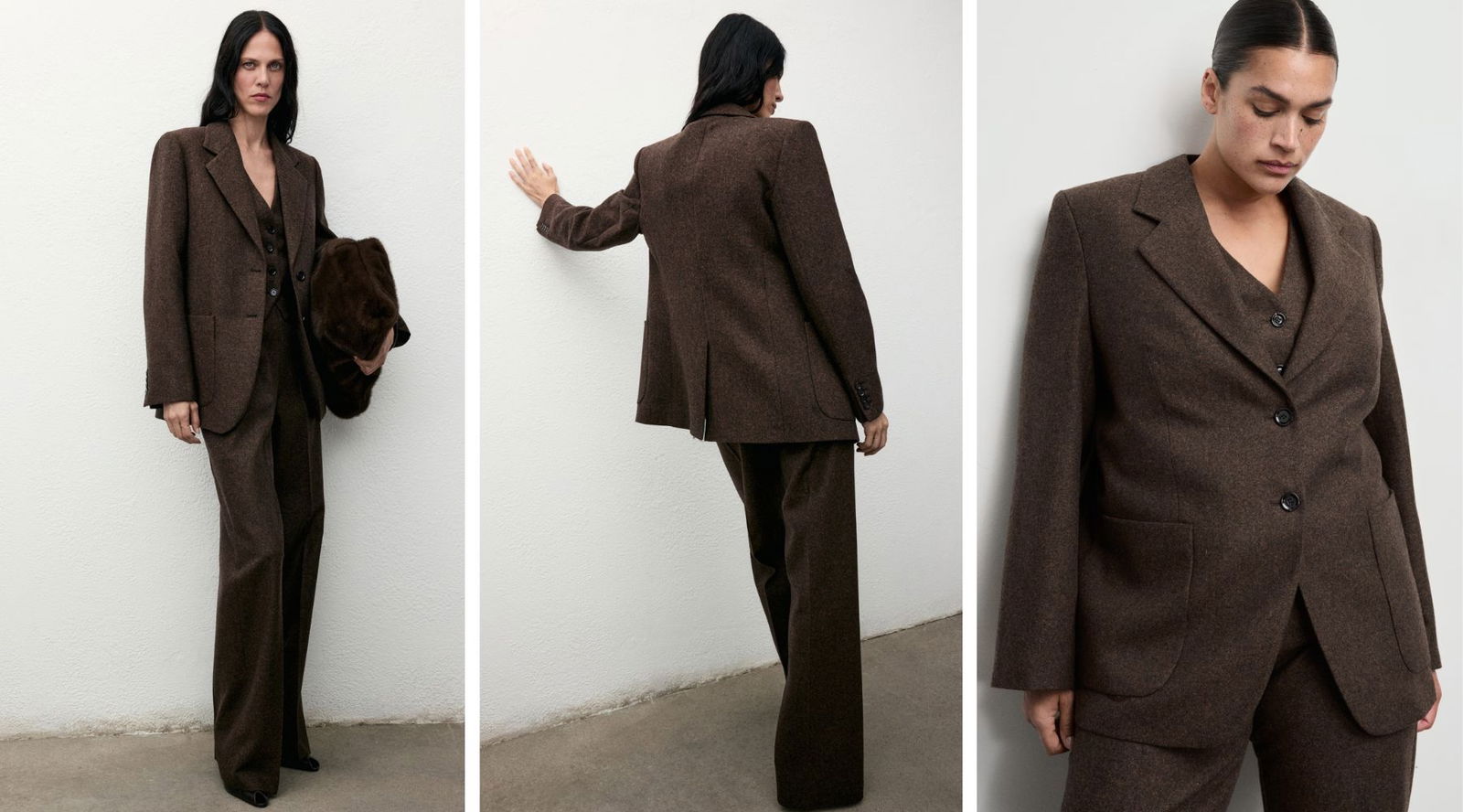 Adiós a la americana negra: la blazer marrón chocolate toma el relevo este otoño
