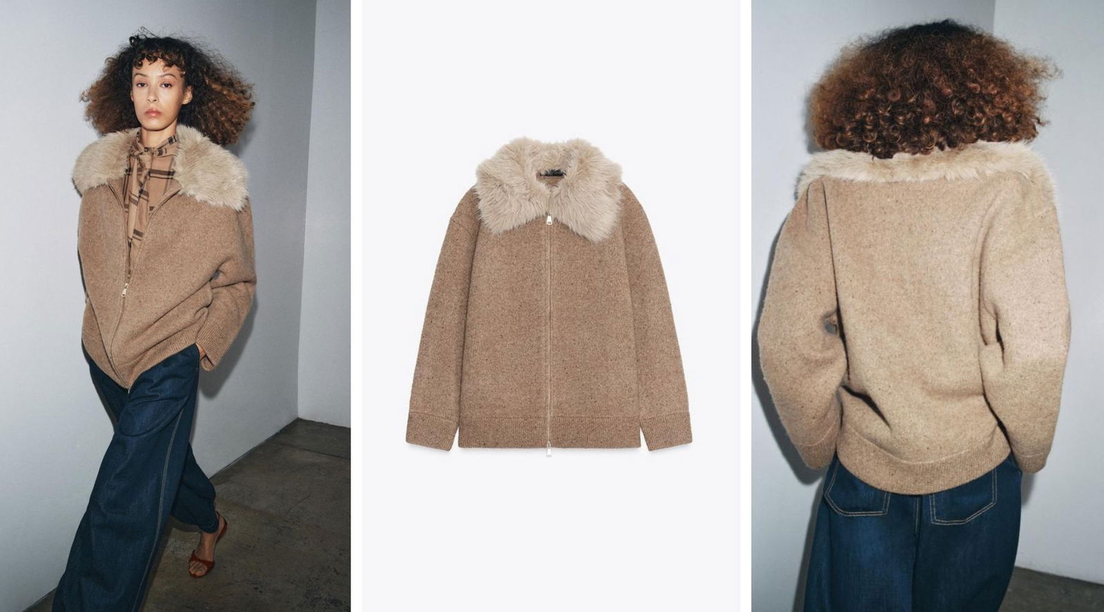 Zara tiene las chaquetas de lana que podrían pasar por piezas de lujo y el toque de abrigo perfecto para esta temporada