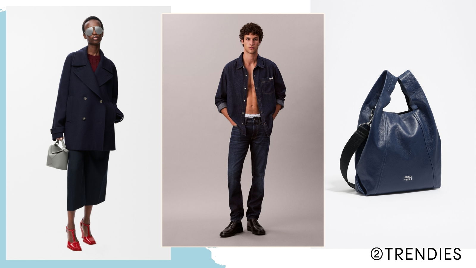 La moda en azul