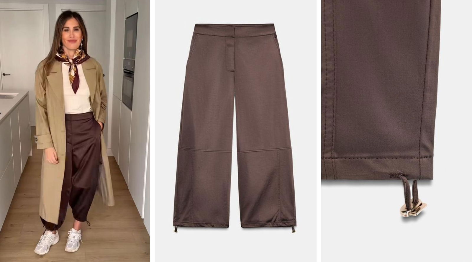 Adiós vaqueros: los 6 pantalones de Zara que Estíbaliz Prieto propone como alternativa a los jeans esta temporada