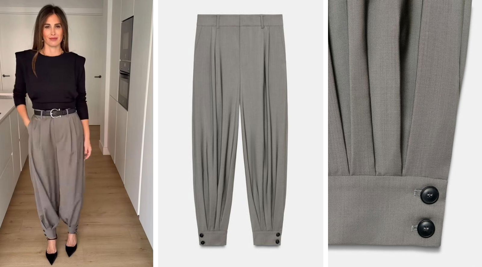 Adiós vaqueros: los 6 pantalones de Zara que Estíbaliz Prieto propone como alternativa a los jeans esta temporada