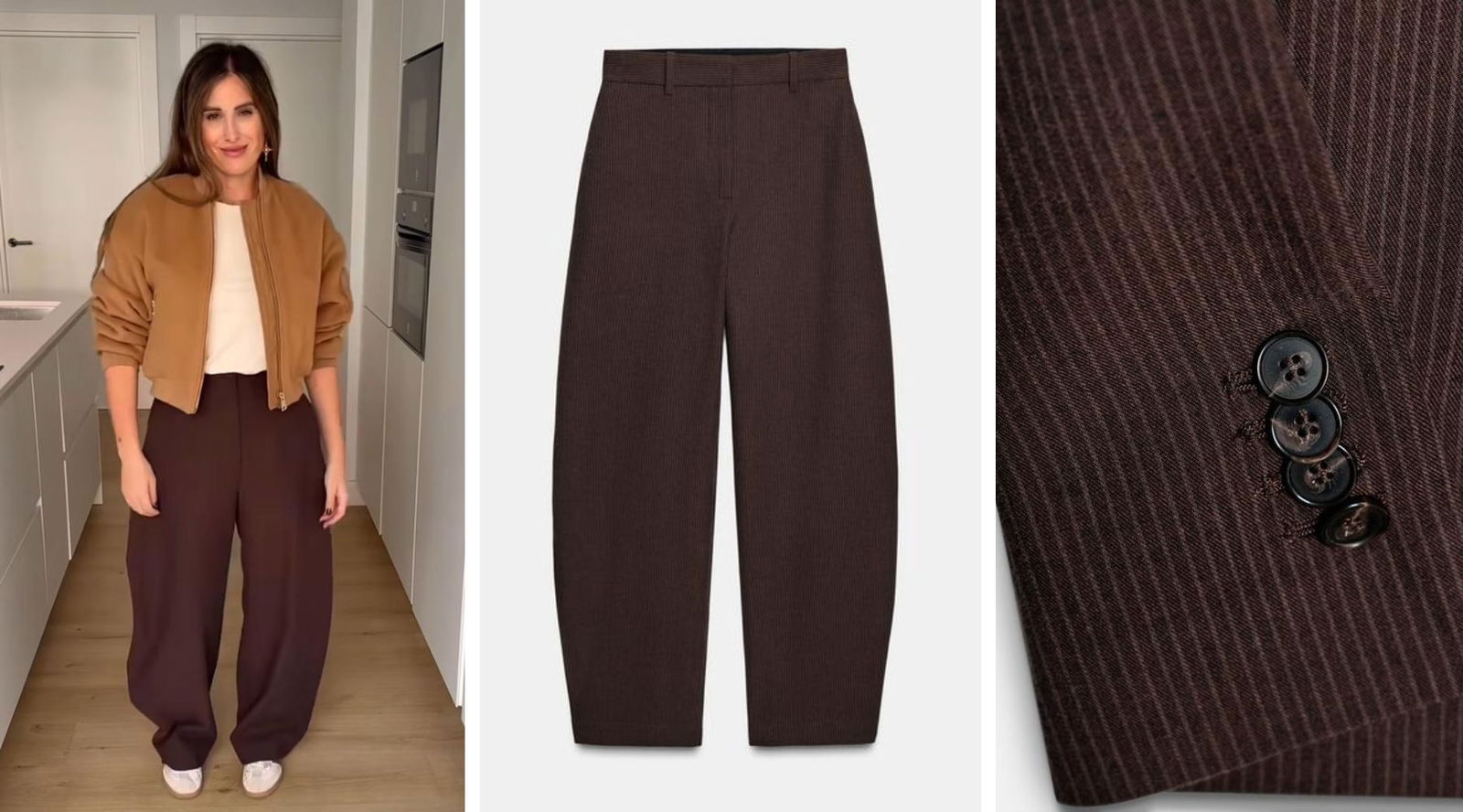 Adiós vaqueros: los 6 pantalones de Zara que Estíbaliz Prieto propone como alternativa a los jeans esta temporada