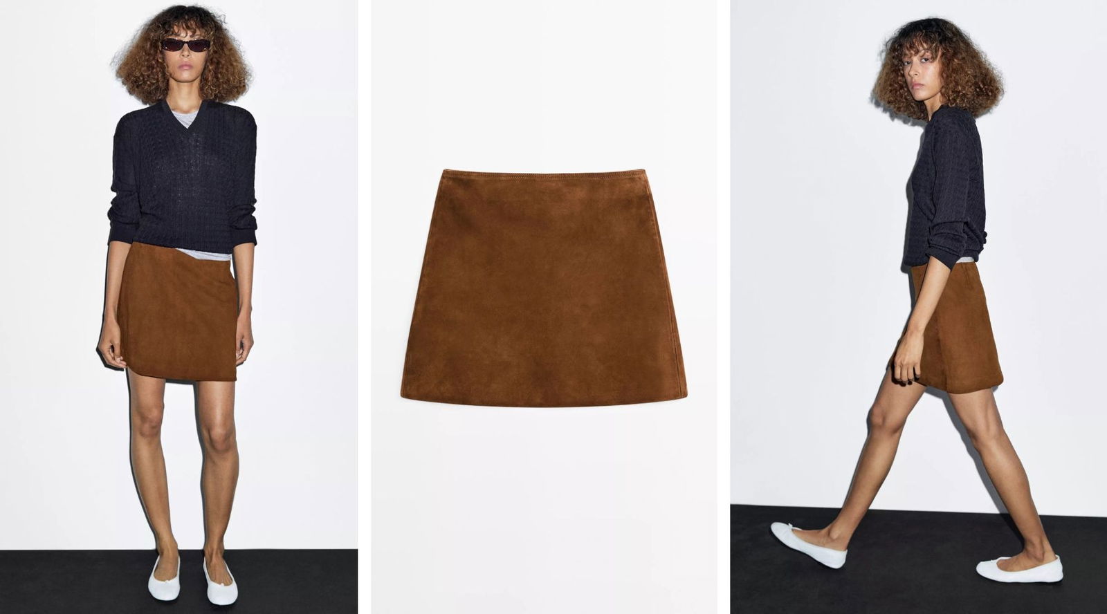 El conjunto marrón chocolate de Massimo Dutti que ha enamorado a María F. Rubíes y que tenemos en nuestra wishlist