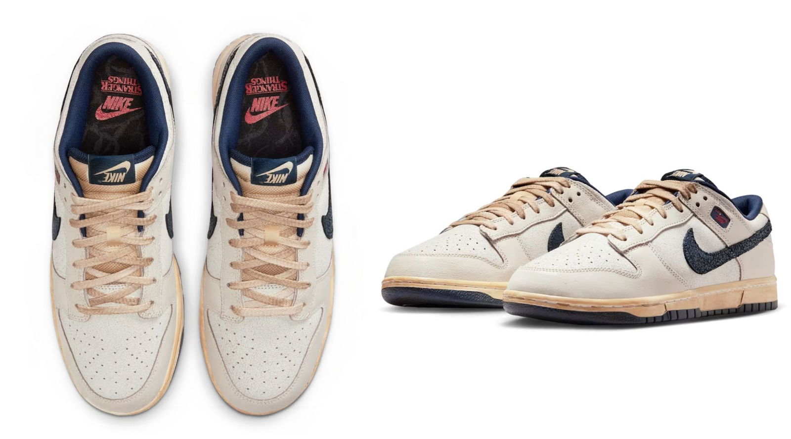 Las Nike Dunk Low de Stranger Things llegan justo a tiempo para el último viaje a Hawkins