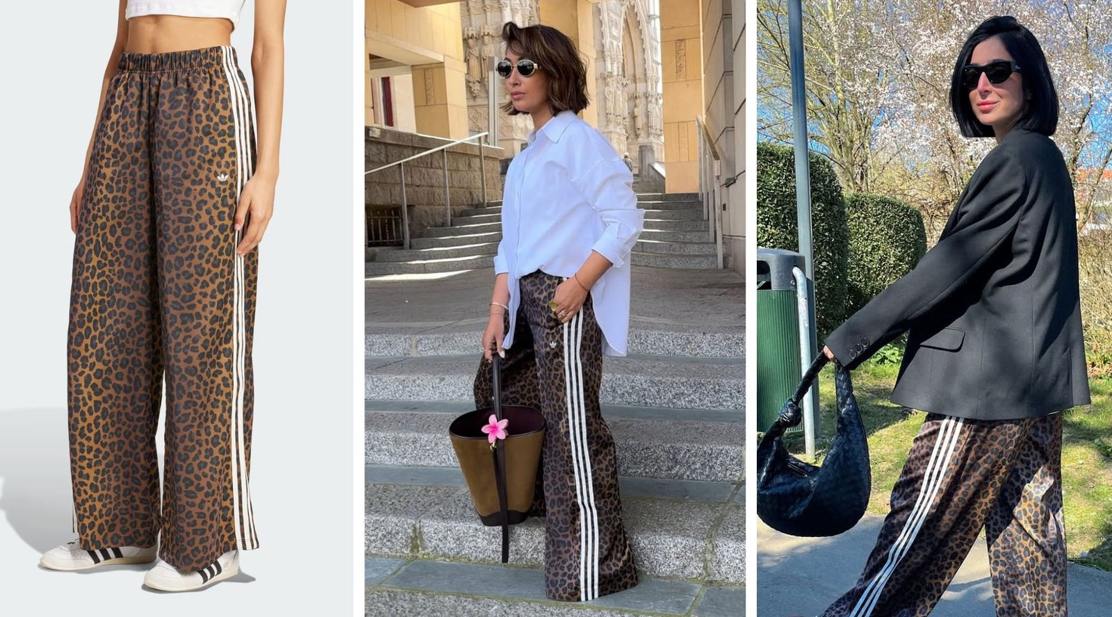 Los pantalones más icónicos de adidas salen del gimnasio y se mezclan con prendas de sastrería