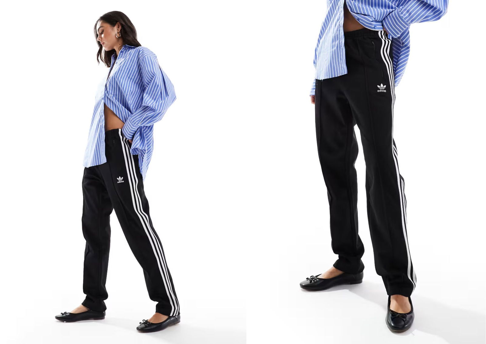 Los pantalones más icónicos de adidas salen del gimnasio y se mezclan con prendas de sastrería