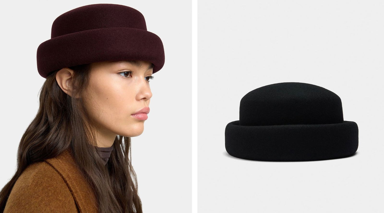 El pillbox hat vuelve en versión lana y pelo (y se ha colado en el street style de otoño)