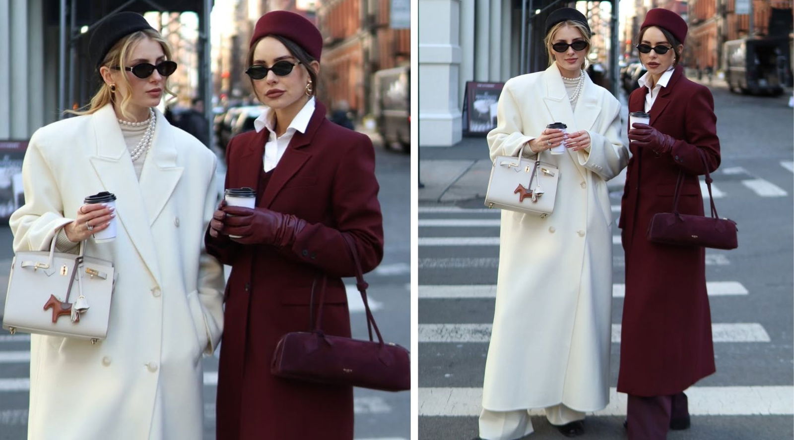 El pillbox hat vuelve en versión lana y pelo (y se ha colado en el street style de otoño)