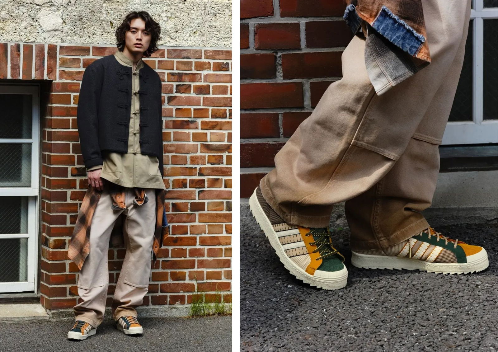 CLOT y adidas reinventan la Superstar con una zapatilla única hecha de retales con historia