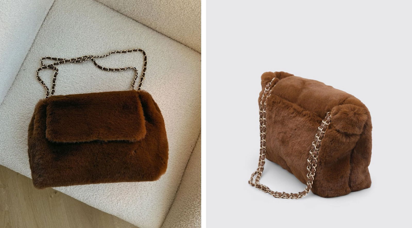 Los bolsos de pelo llegan este otoño-invierno dispuestos a quedarse (y elevan cualquier look básico)