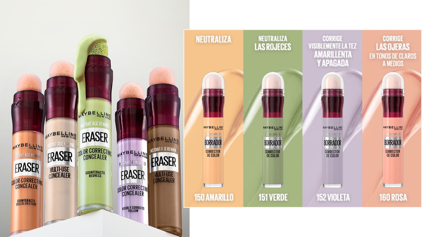 Corrector Borrador de Maybelline New York