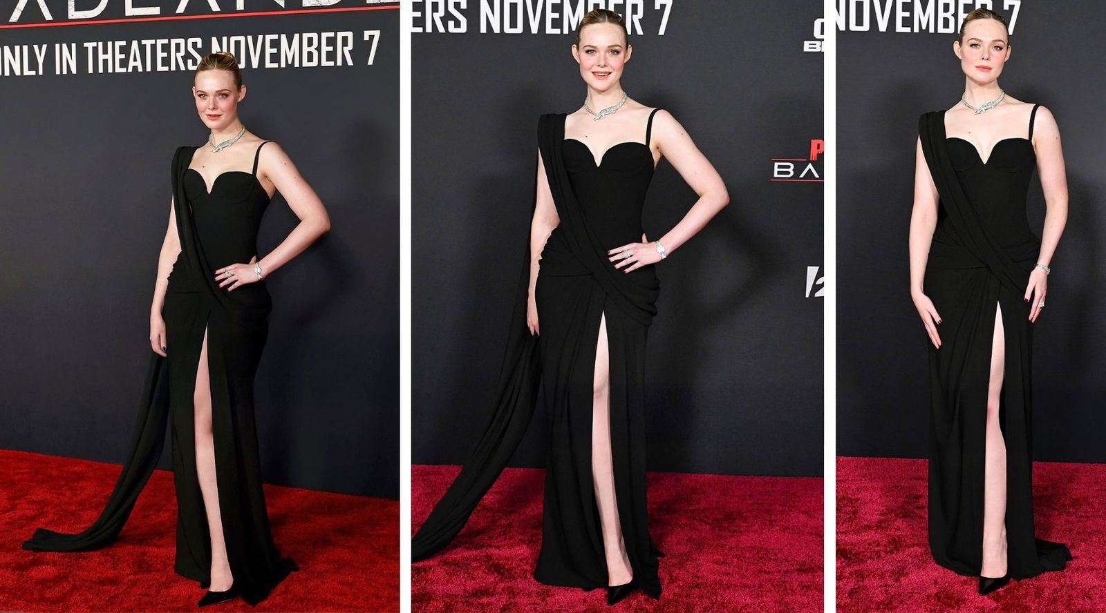 Así fue el impactante look de Elle Fanning en la alfombra roja: Zuhair Murad y puro glamour