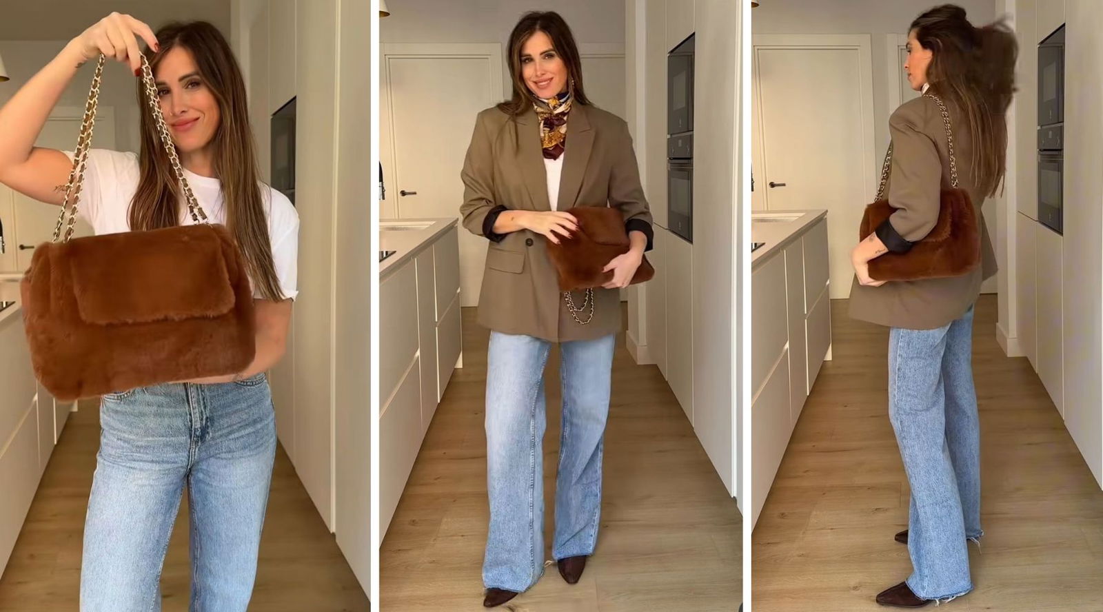 Los bolsos de pelo llegan este otoño-invierno dispuestos a quedarse (y elevan cualquier look básico)