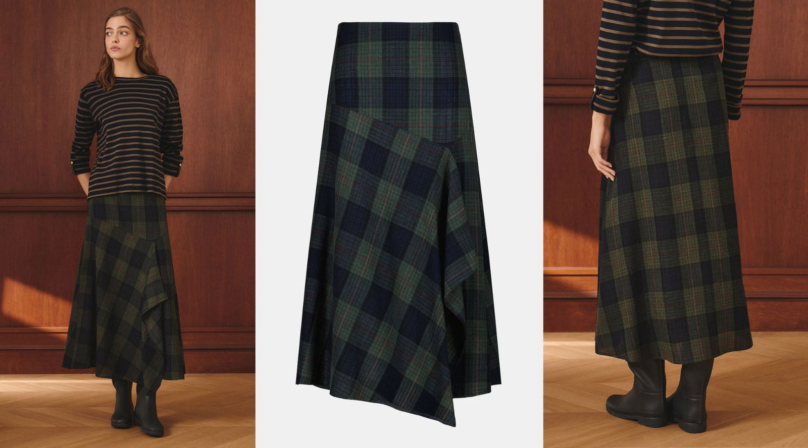 Del aire retro al british clásico: las faldas de cuadros más bonitas de la temporada