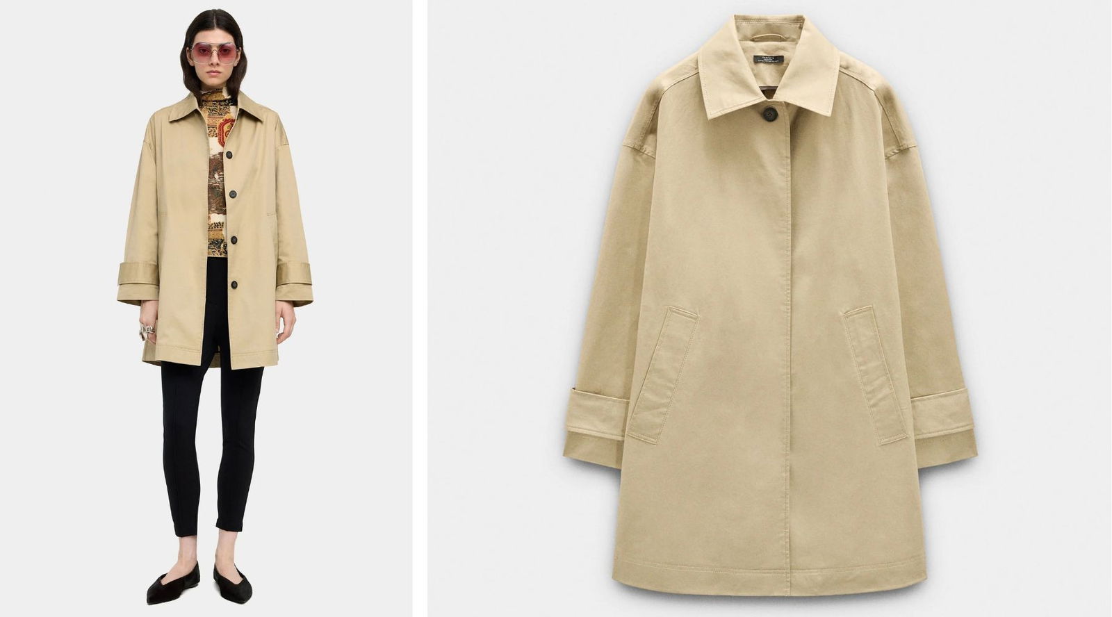 Caetana Ba tiene la falda de cuadros más original del otoño (y parece una camisa anudada)