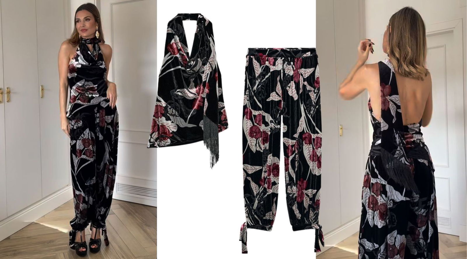 Helena Cueva inaugura la temporada de fiestas con seis looks de terciopelo de Zara que no fallan