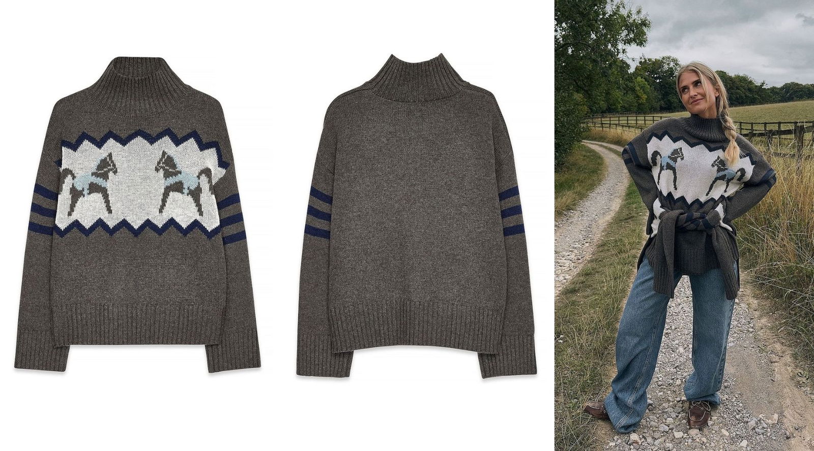 Este jersey con aire retro de NA-KD es el nuevo favorito de las que más saben de moda